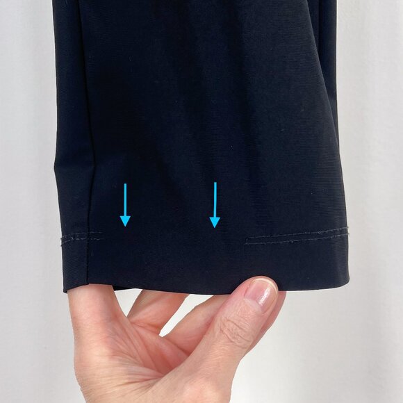 Vuori Miles Ankle Pant Mid Rise Stretch Knit Active Athleisure Size Small Black - Picture 8 of 16